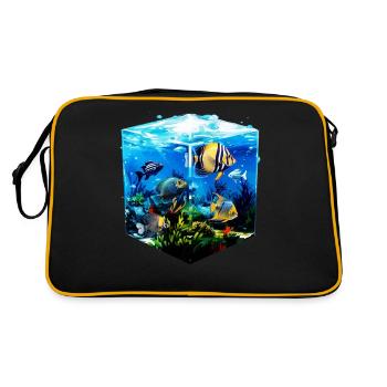 Angelfish - Retro Bag - black/gold - Back