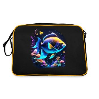 Angelfish - Retro Bag - black/gold - Back