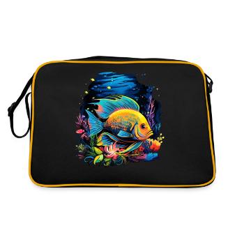 Angelfish - Retro Bag - black/gold - Back