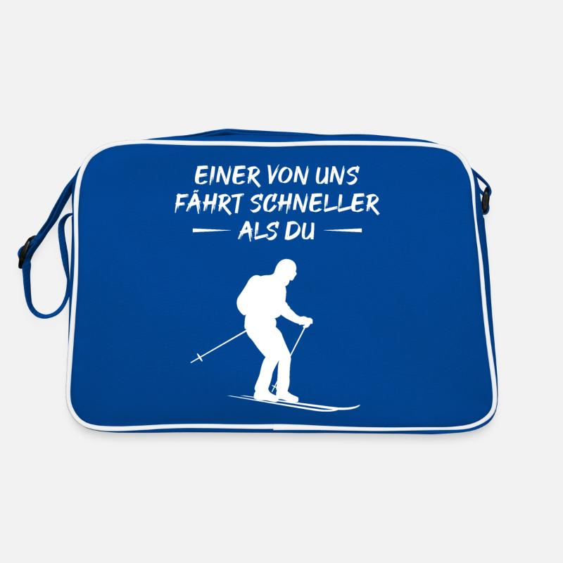 Gift for speed skiers Retro Bag