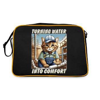 CAT INSTALLER l’eau en confort - Sac Retro - noir/or - Dos