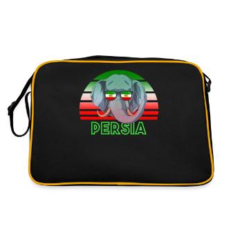 Persia - Retro Bag - black/gold - Back