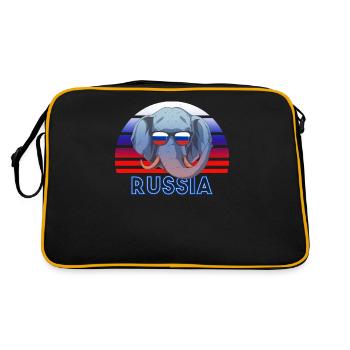 Russie - Sac Retro - noir/or - Dos
