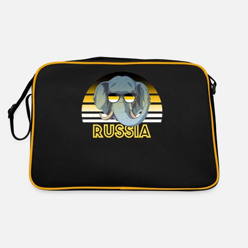 Russisches Kaiserreich - Retro Tasche - Schwarz/Gold