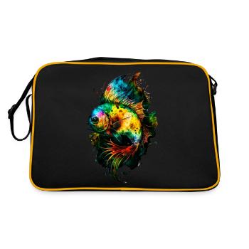 Angelfish - Retro Bag - black/gold - Back
