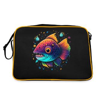Angelfish - Retro Bag - black/gold - Back