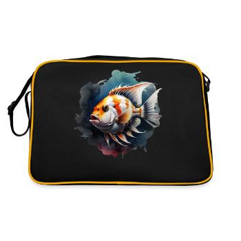Angelfish - Retro Bag - black/gold - Back
