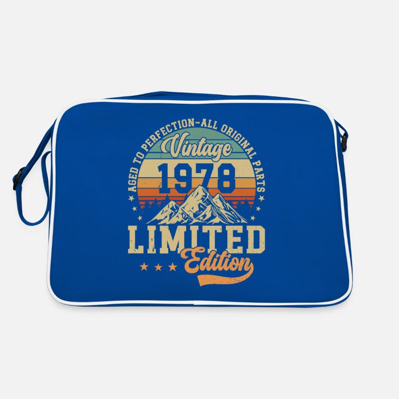Original 1978 Vintage anniversaire Sac Retro