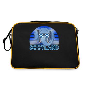 Ecosse - Sac Retro - noir/or - Dos