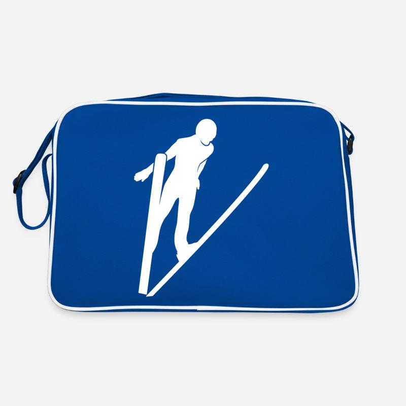 Gift for ski jumping fans Retro Bag