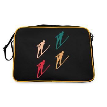 Colorful Jumpers - Retro Bag - black/gold - Back