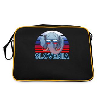Slovénie - Sac Retro - noir/or - Dos