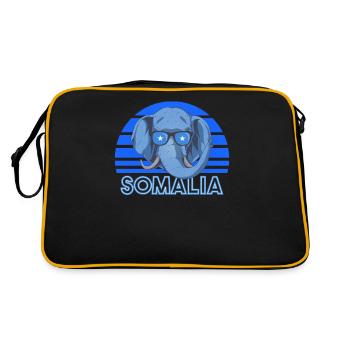 Somalia - Retro Bag - black/gold - Back