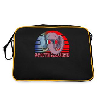 South Maluku - Retro Bag - black/gold - Back