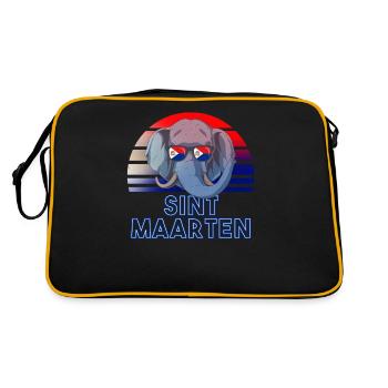 Sint Maarten - Sac Retro - noir/or - Dos