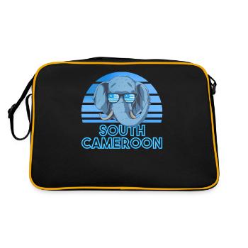 Sud Cameroun - Sac Retro - noir/or - Dos