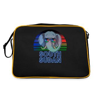 Sud Soudan - Sac Retro - noir/or - Dos