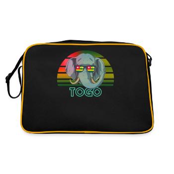 Togo - Sac Retro - noir/or - Dos