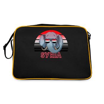 Syrie - Sac Retro - noir/or - Dos