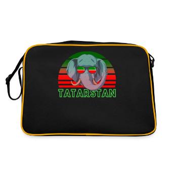 Tatarstan - Sac Retro - noir/or - Dos