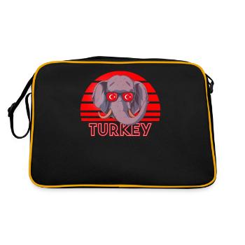 Turquie - Sac Retro - noir/or - Dos