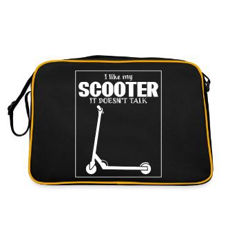 Kick Scooter Rider Stunt Scooter - Retro Bag - black/gold - Back