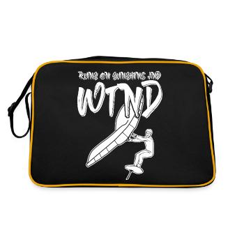 Wing Surfing Winging Wing Foiling - Retro Bag - black/gold - Back