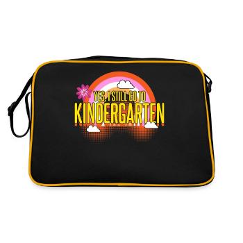 Kindergarten Nursery School - Retro Bag - black/gold - Back