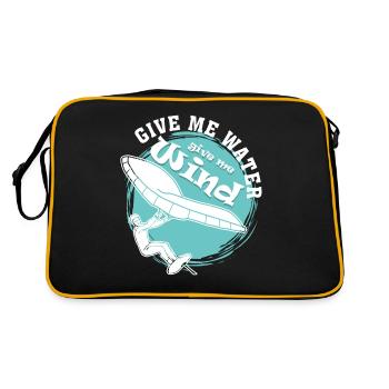 Foilboard Wing Foiling Winging - Retro Bag - black/gold - Back