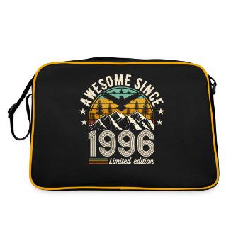 Vintage 1996 anniversaire Tee - Sac Retro - noir/or - Dos