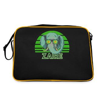 Zaïre - Sac Retro - noir/or - Dos