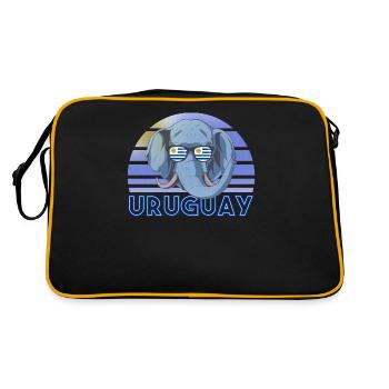 Uruguay - Sac Retro - noir/or - Dos