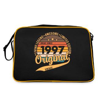 Vintage 1997 Legend - Retro Birthday Gift - Retro Bag - black/gold - Back