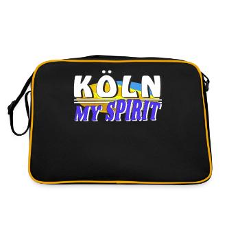 EAU DE COLOGNE MON - Sac Retro - noir/or - Dos