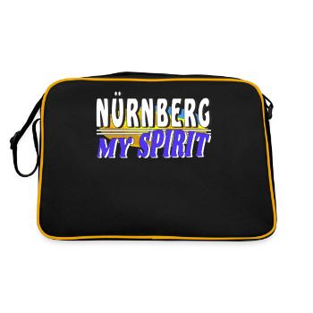 NÜRNBERG MY SPIRIT - Retro Bag - black/gold - Back
