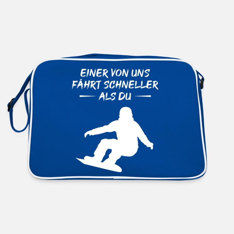 Schneller Boarder - Geschenk Retro Tasche