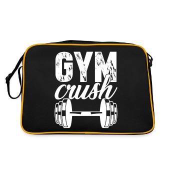 Gym Crush Bodybuilder Musculation - Sac Retro - noir/or - Dos