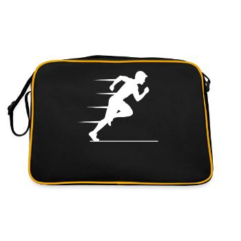 Fast Sprinter Dynamics Athletics - Retro Bag - black/gold - Back