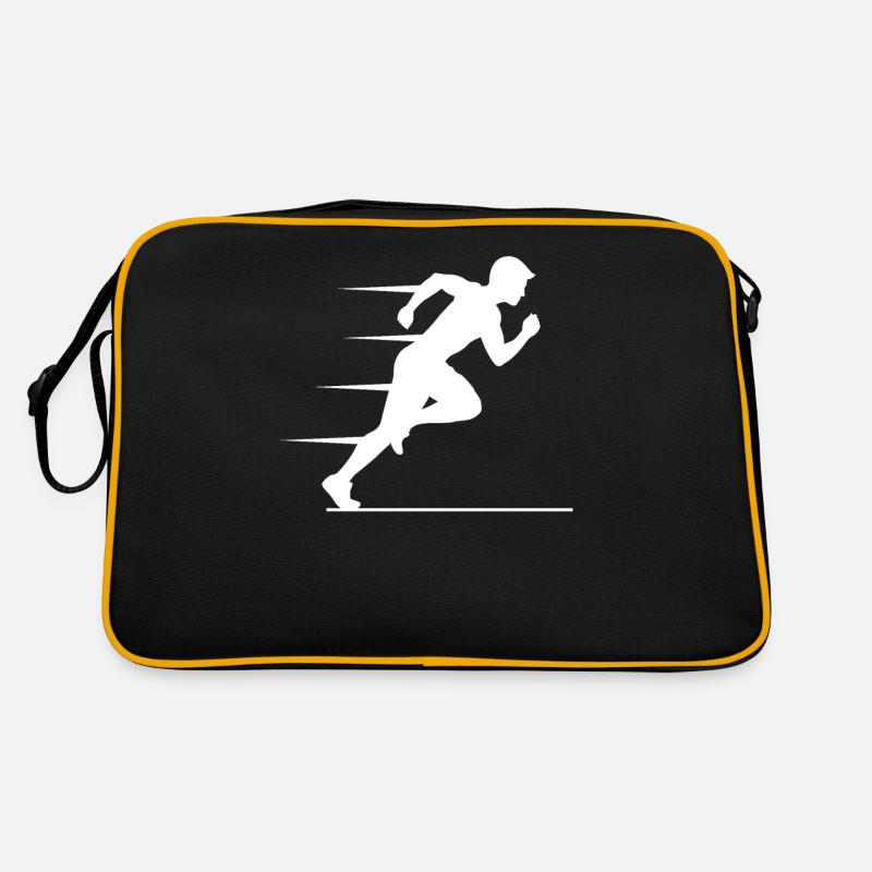 Sprinter rapide Dynamique Athlétisme Sac Retro