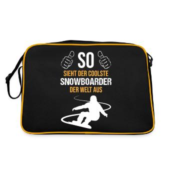 Top Snowboarders – World's Best - Retro Bag - black/gold - Back