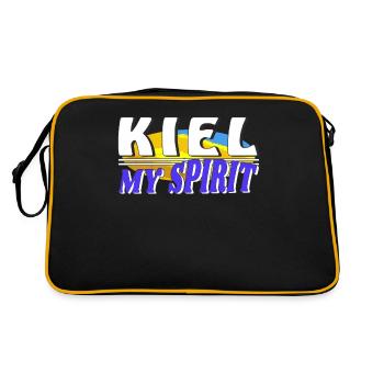 KIEL MY SPIRIT - Retro Bag - black/gold - Back