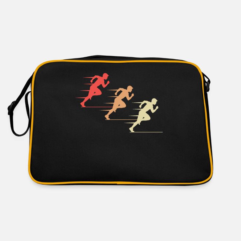 Colorful Sprinter Action Gift Retro Bag