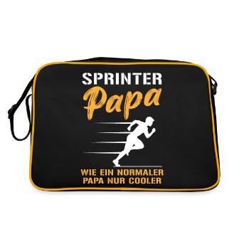 Cool Sprinter Papa Fast Lane - Sac Retro - noir/or - Dos