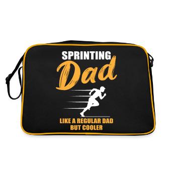 Cool Sprinter Papa Fast Lane - Sac Retro - noir/or - Dos
