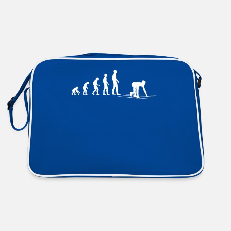 Sprint Evolution Läufer Geschenk Retro Tasche