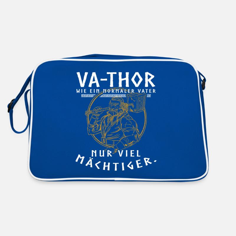 Vathor - Vatertag Vatertagsgeschenk Wikinger Retro Tasche