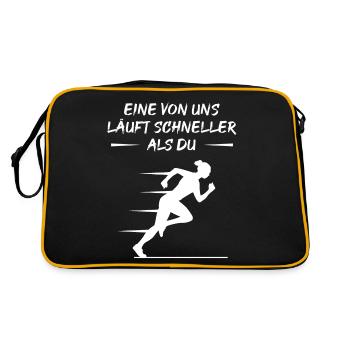 Fast Sprint – Pure Challenge - Retro Bag - black/gold - Back
