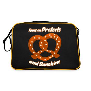 Bretzel - Sac Retro - noir/or - Dos