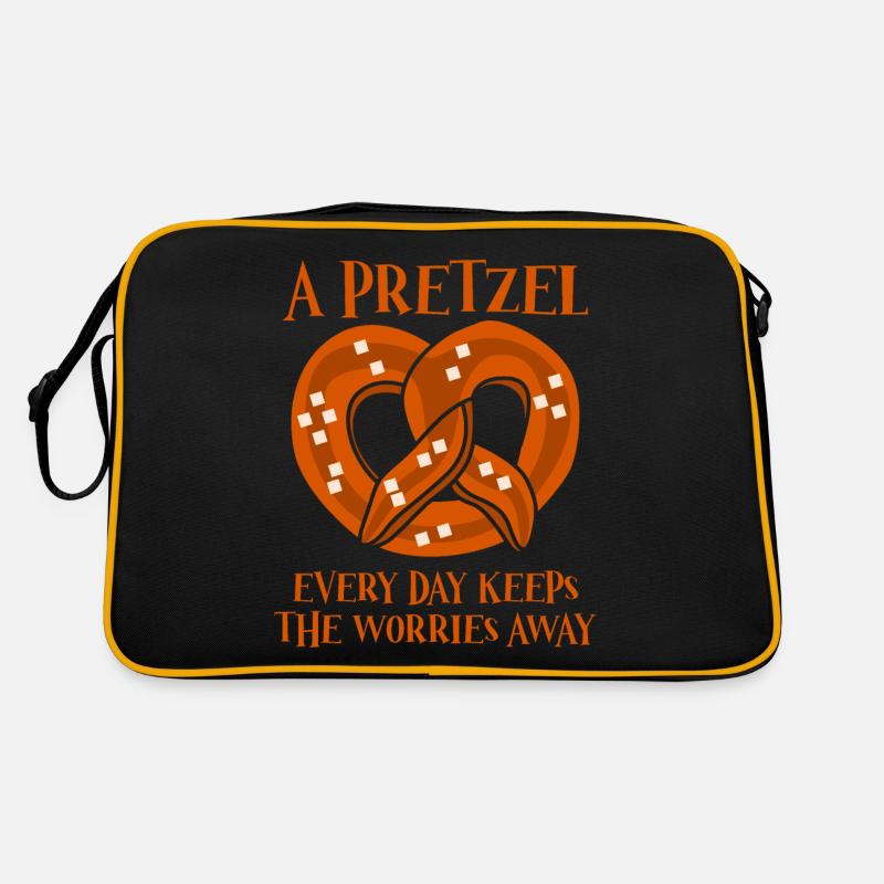Bretzels de Bavière Bretzel Sac Retro
