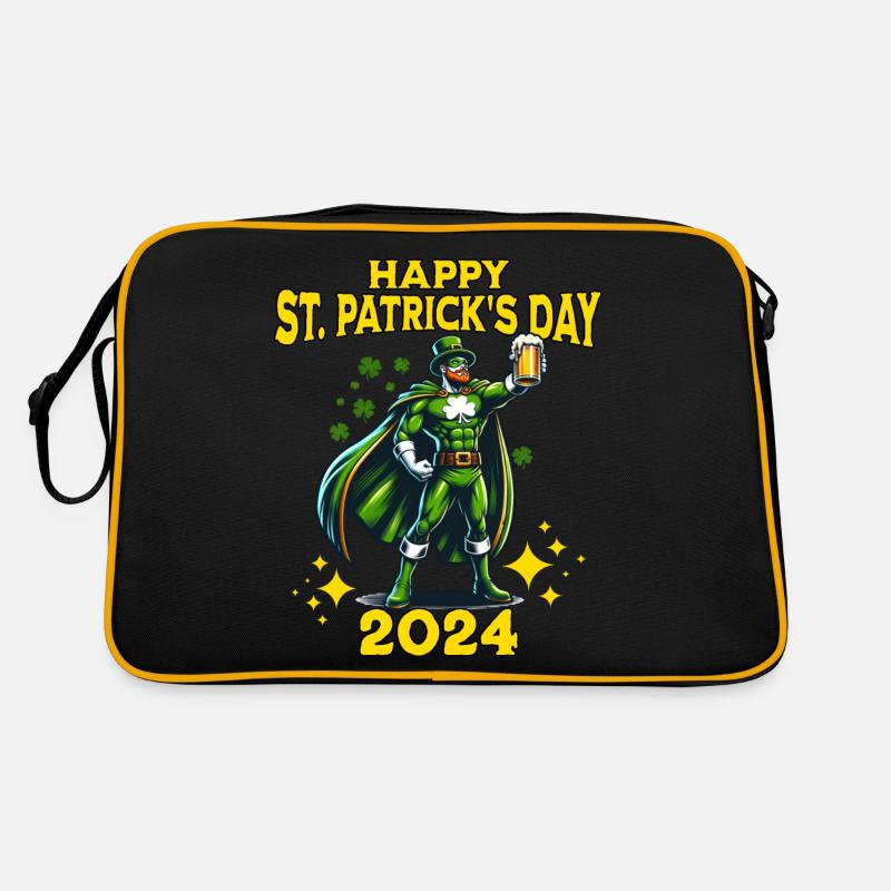 St Patricks Day 2024 Retro Tasche
